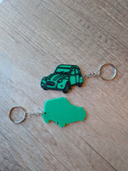 Retro Oldtimer 3D Sleutelhanger