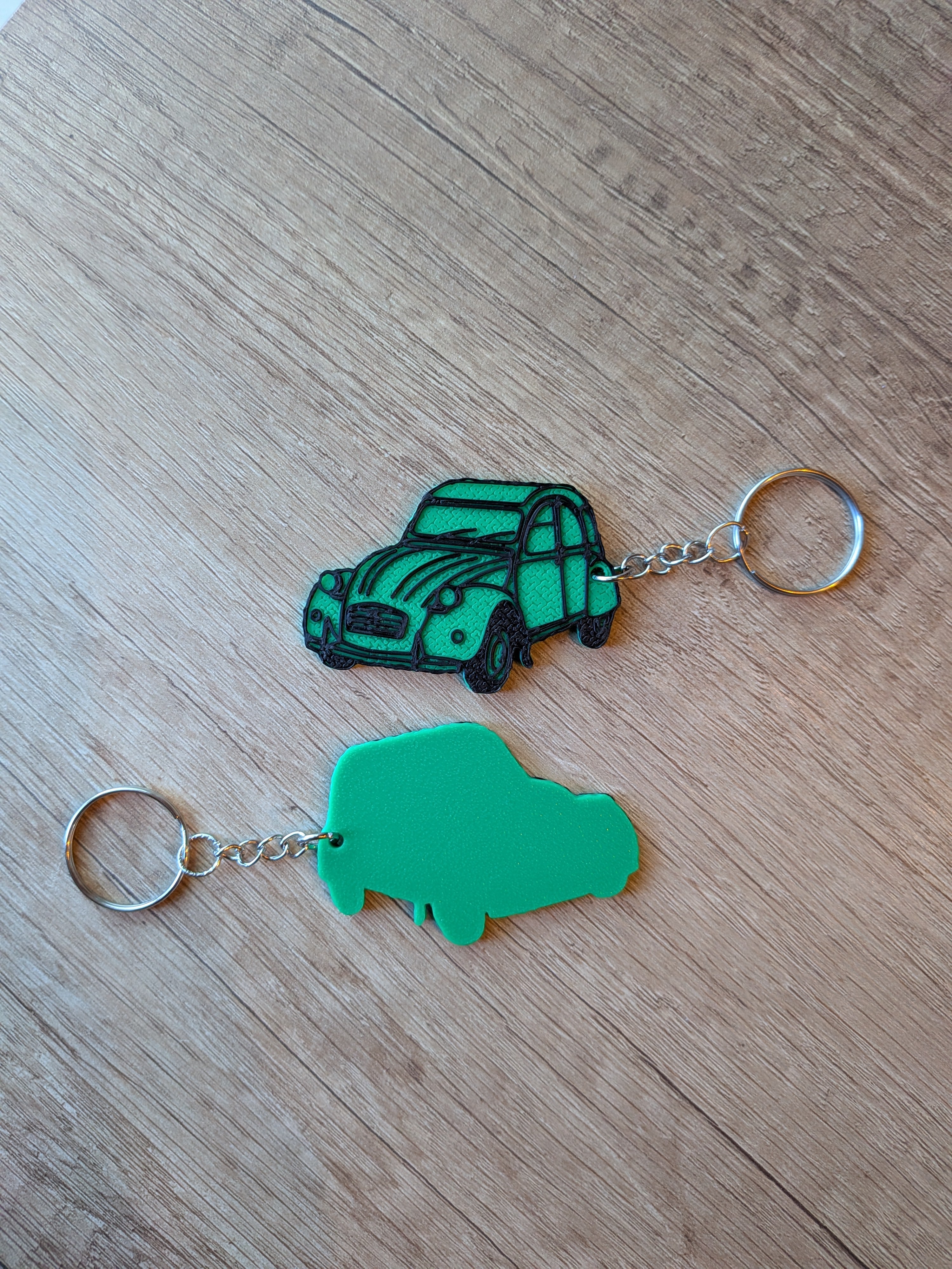 Retro Oldtimer 3D Sleutelhanger