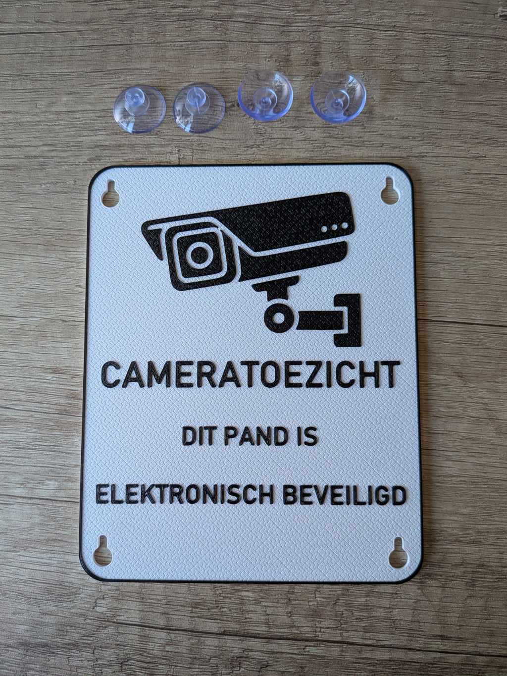 Cameratoezicht Bord Raam