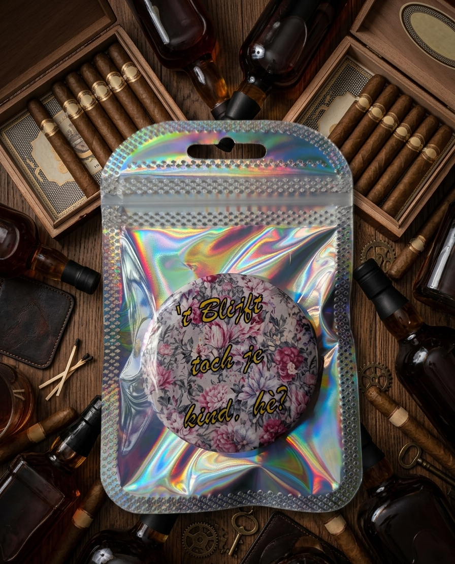 De Retro Jurk-Button